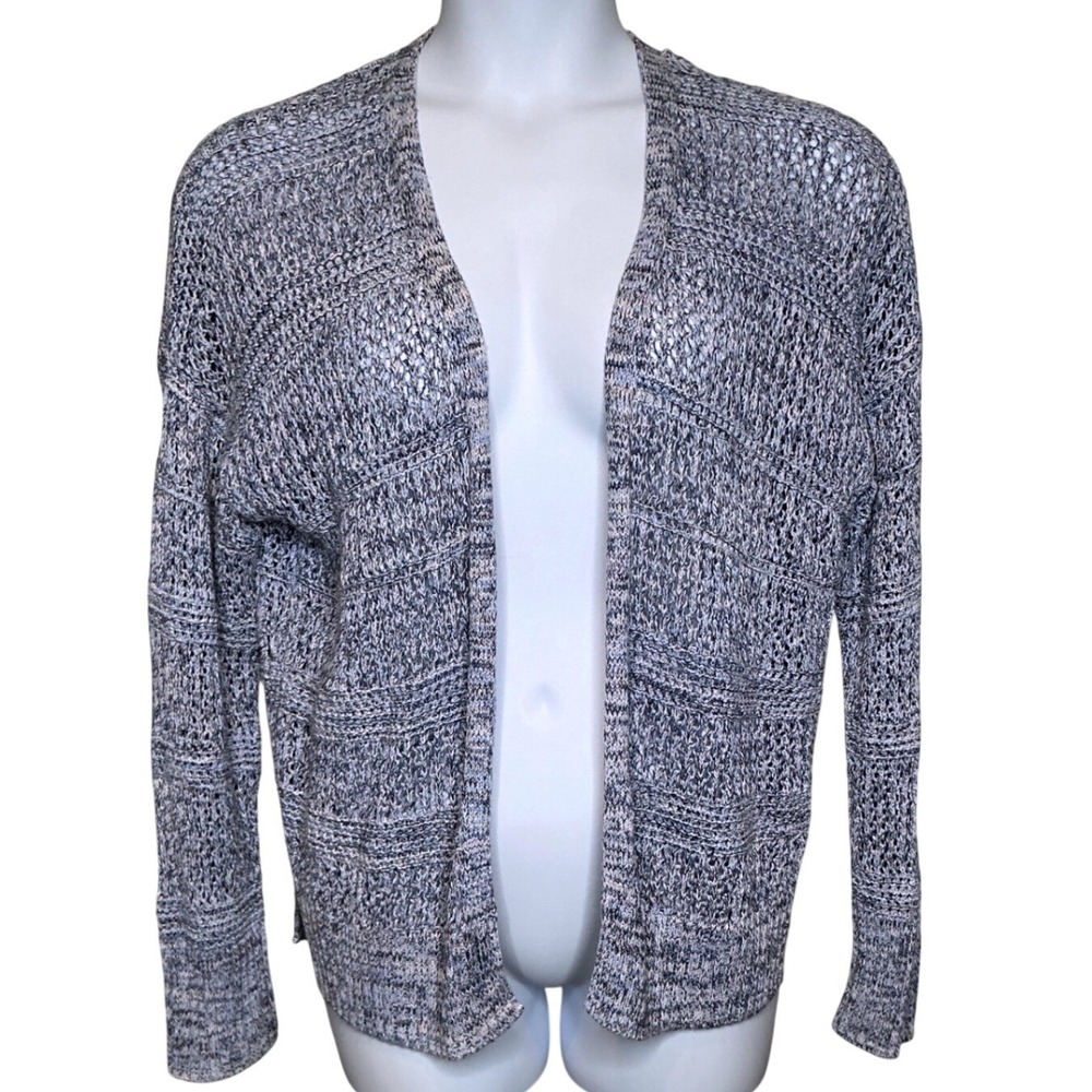 GAP For Good Womens Knit Open Front Knit‎ Cardigan Sweater Size L Coastal Preppy